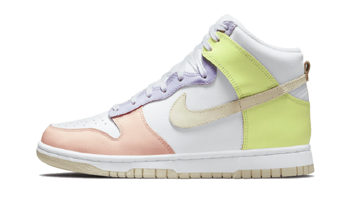 Nike Dunk High Cashmere, White/Cashmere-Light Lemon Twist (DD1869-108)