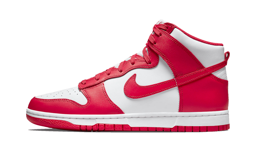 Nike Dunk High Championship White Red, White/University Red (DD1399-106 / DB2179-106)