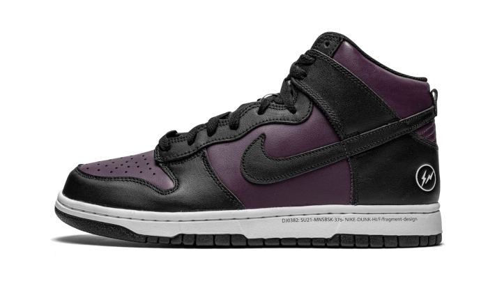 Nike Dunk High Fragment Beijing (2021), Wine/Black-White (DJ0382-600)