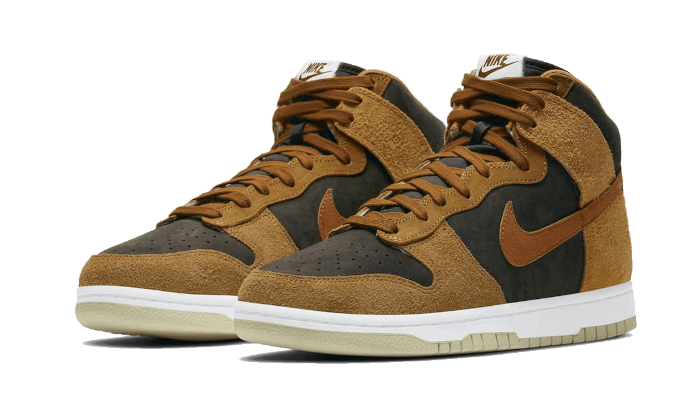 Nike Dunk High PRM Dark Russet, Velvet Brown/Dark Russet-Dark Curry-Sail (DD1401-200)