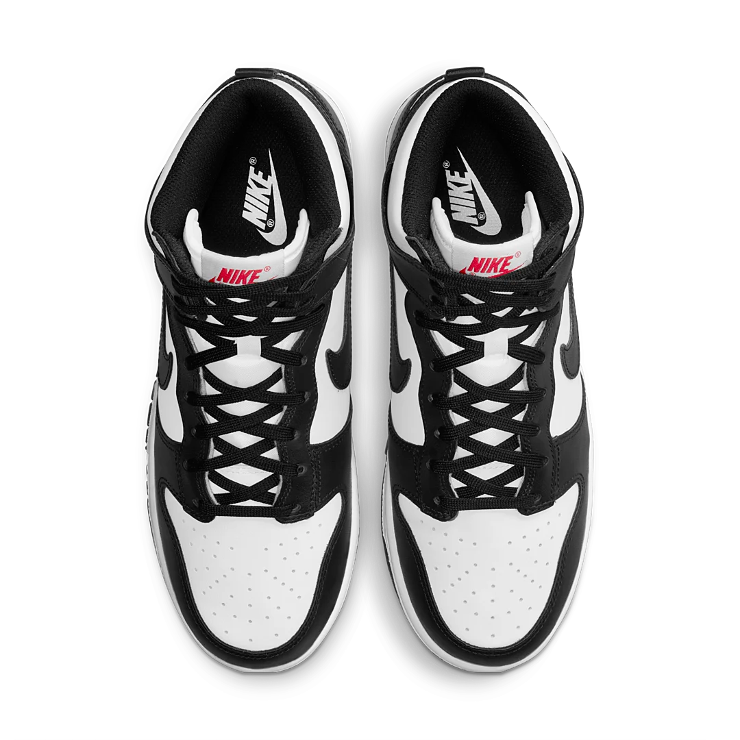 Nike Dunk High Panda (2021), Black/White-University Red (DD1869-103 / DB2179-103)