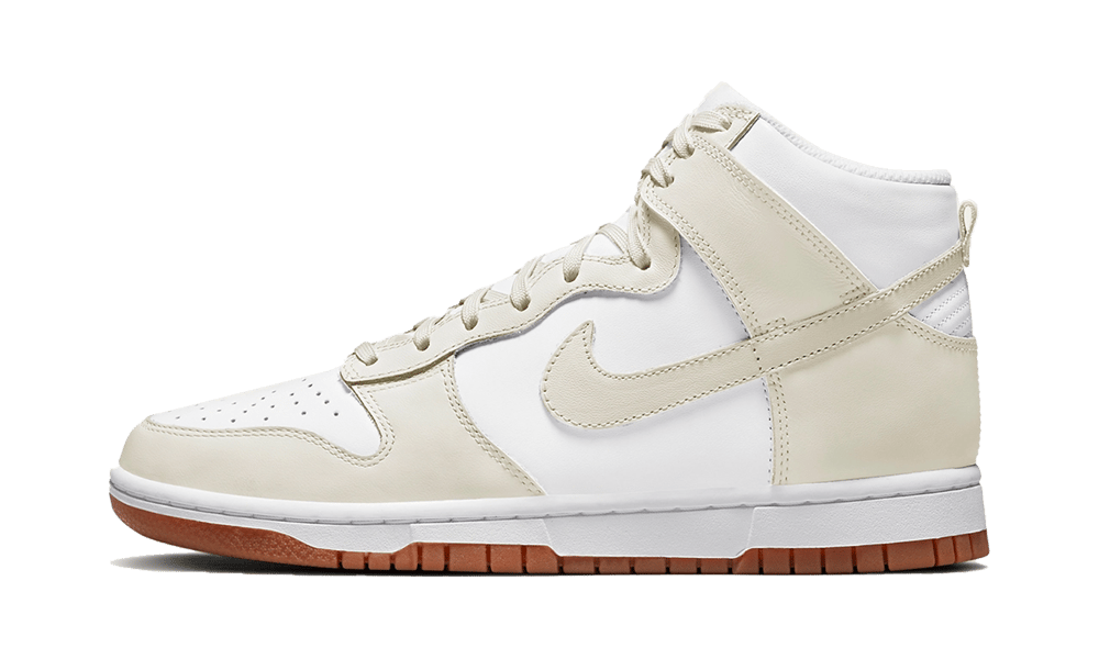 Nike Dunk High Sail Gum, White/Sail-Gum Medium Brown (DD1869-109)