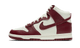 Nike Dunk High Sail Team Red