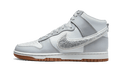 Nike Dunk High University Chenille Swoosh Light Smoke Grey