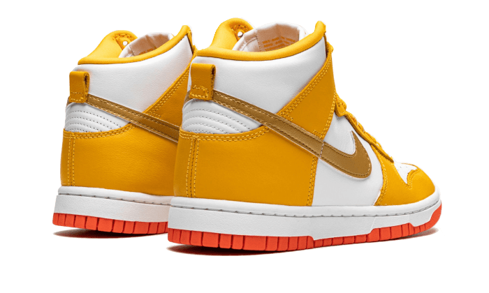 Nike Dunk High University Gold, University Gold/White-Crimson (DQ4691-700)