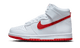 Nike Dunk High White Picante Red