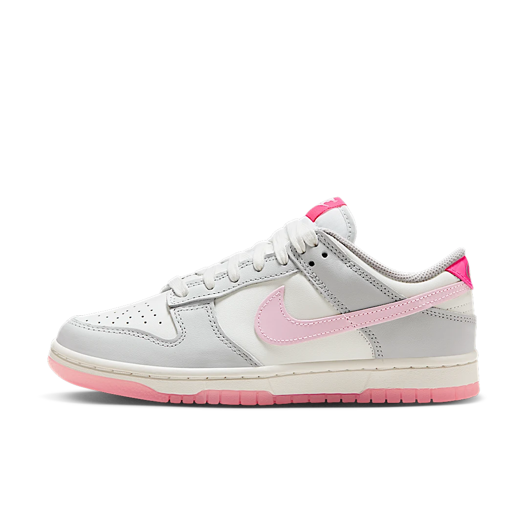 Nike Dunk Low 520 Pack Pink, White/Grey/Pink (FN3451-161)