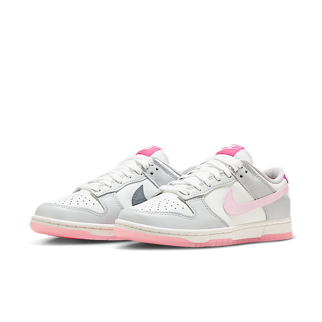 Nike Dunk Low 520 Pack Pink, White/Grey/Pink (FN3451-161)