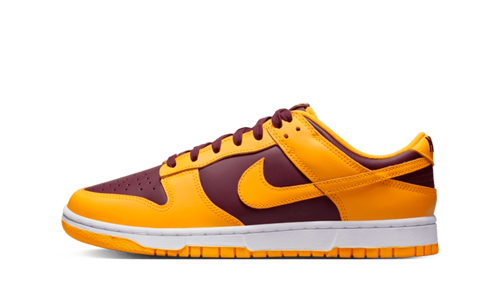 Nike Dunk Low Arizona State, Yellow/Bordeaux (DD1391-702)