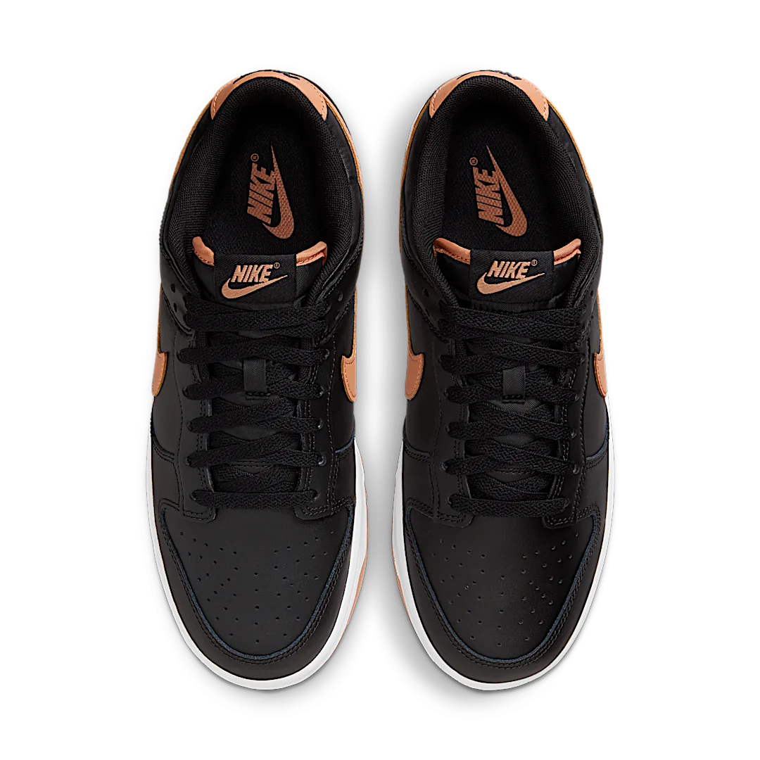 Nike Dunk Low Black Amber Brown, Black/Amber Brown/White (DV0831-004)