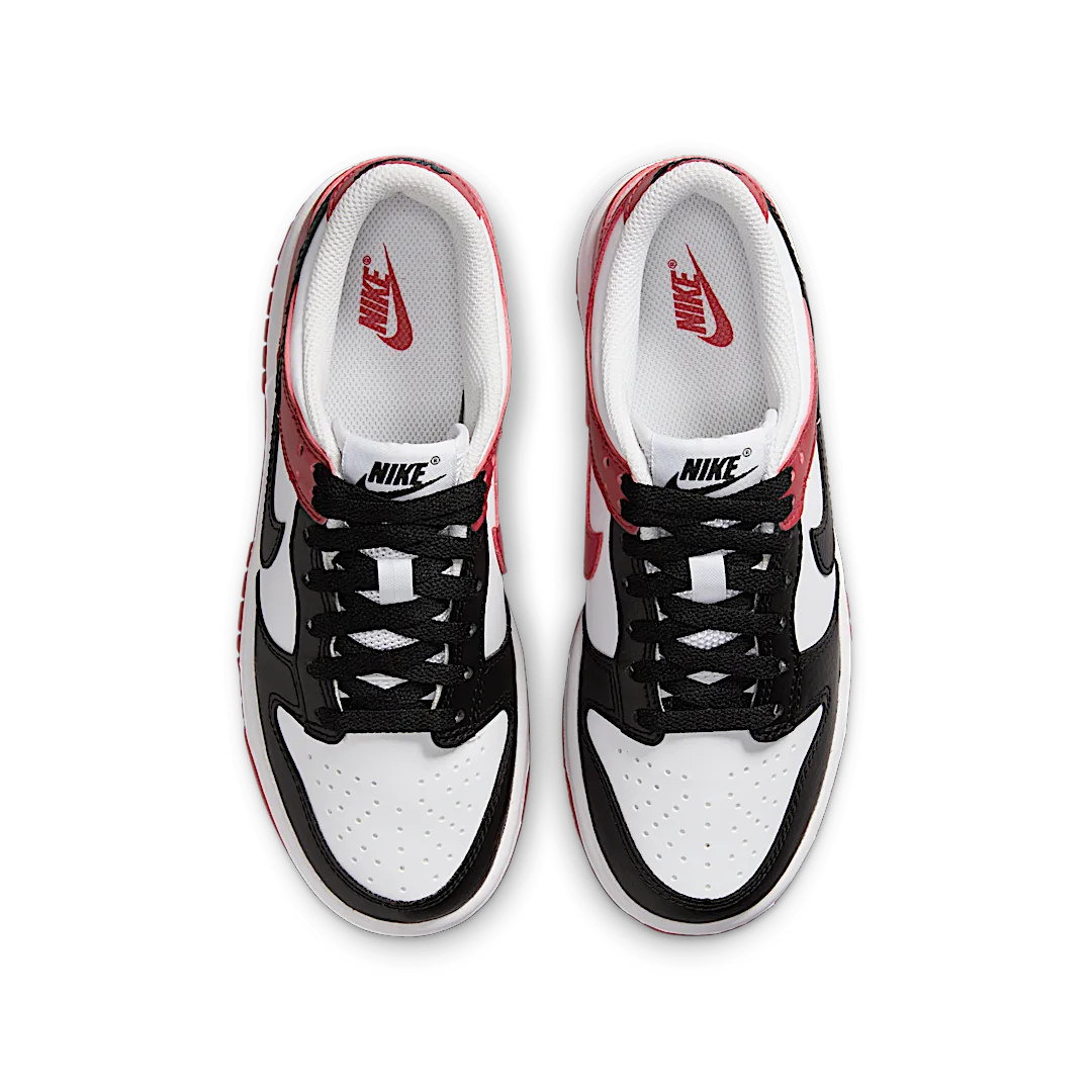 Nike Dunk Low Black Toe, Black/Gym Red/White (HF9980-600)