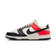 Nike Dunk Low Black Toe Bright Crimson