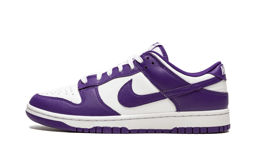 Nike Dunk Low Championship Court Purple, White/Court Purple (DD1391-104)