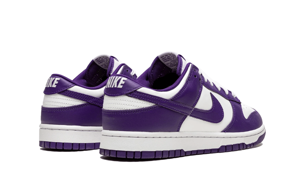 Nike Dunk Low Championship Court Purple, White/Court Purple (DD1391-104)