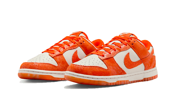 Nike Dunk Low Cracked Orange, Light Bone/Safety Orange/Laser Orange (FN7773-001)