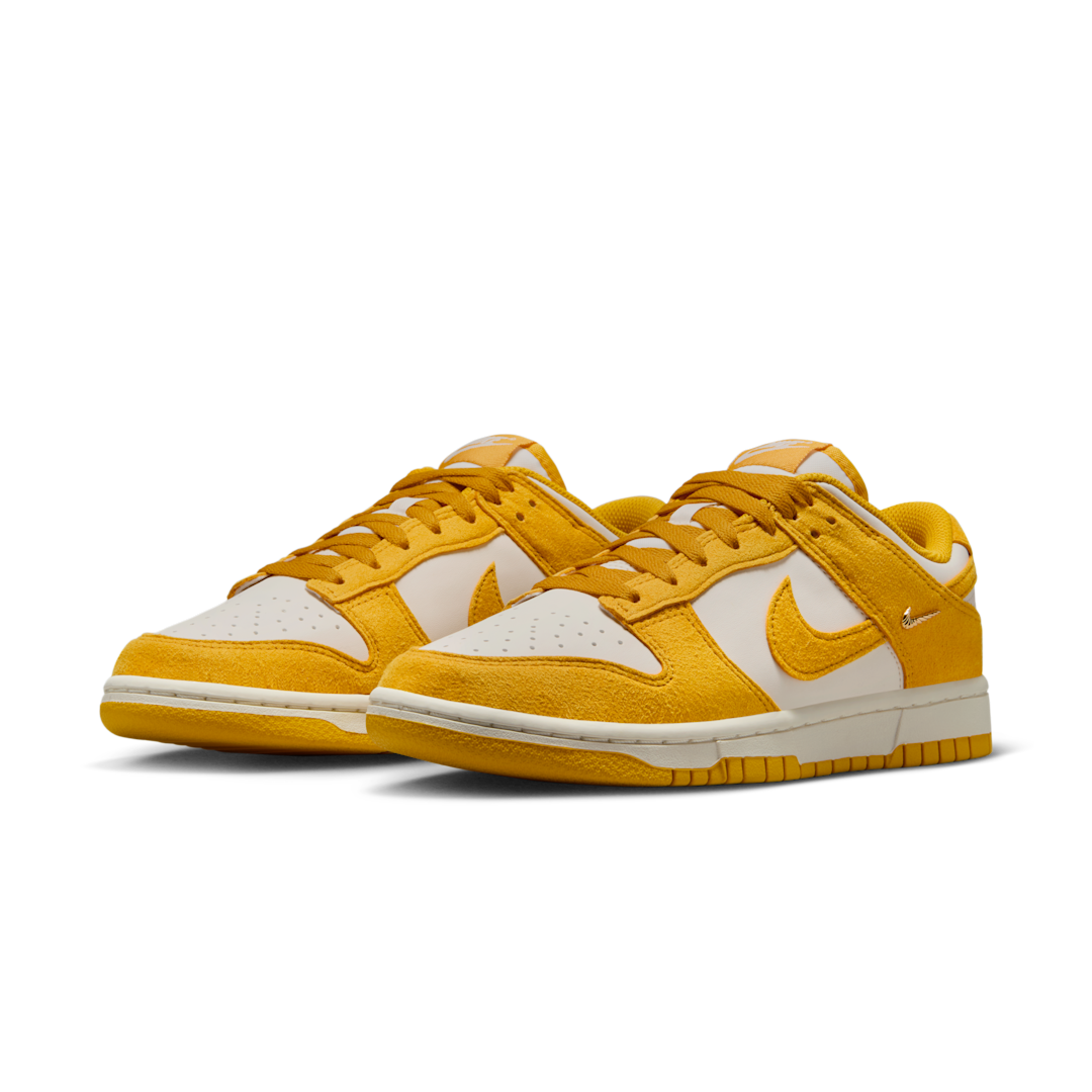 Nike Dunk Low Dark Sulfur Gold Mini Swoosh