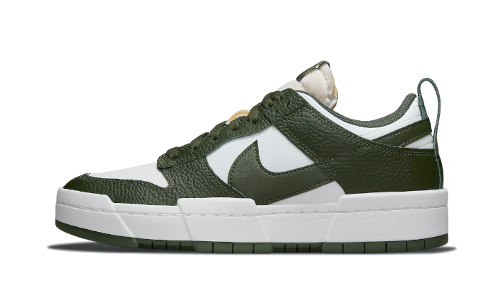 Nike Dunk Low Disrupt Dark Green White, Summit White/Carbon Green (DQ0869-100)