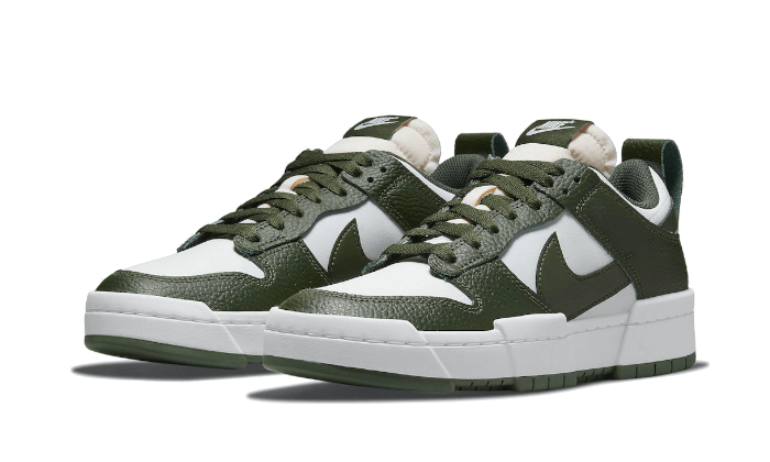 Nike Dunk Low Disrupt Dark Green White, Summit White/Carbon Green (DQ0869-100)