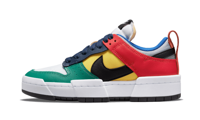 Nike Dunk Low Disrupt Multi-Color, Black/Multi-Color-White (CK6654-004)