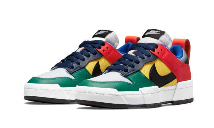 Nike Dunk Low Disrupt Multi-Color, Black/Multi-Color-White (CK6654-004)