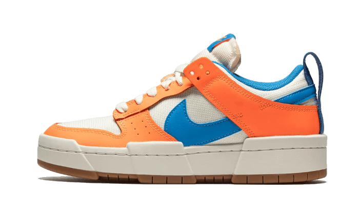 Nike Dunk Low Disrupt Supa, Sail/Light Blue/Total Orange (CK6654-104)