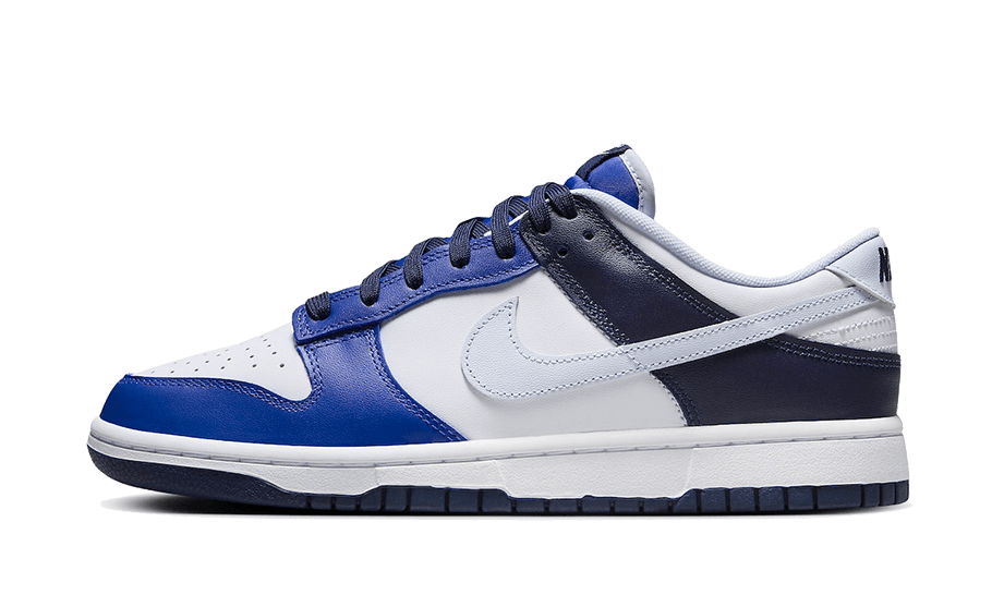 Nike Dunk Low Game Royal Navy, White/Football Grey/Game Royal/Midnight Navy (FQ8826-100)