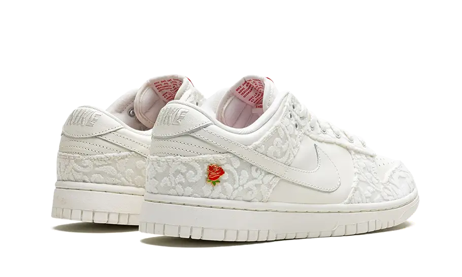 Nike Dunk Low Give Her Flowers, Sail/University Red-Medium Soft Pink (FZ3775-133)