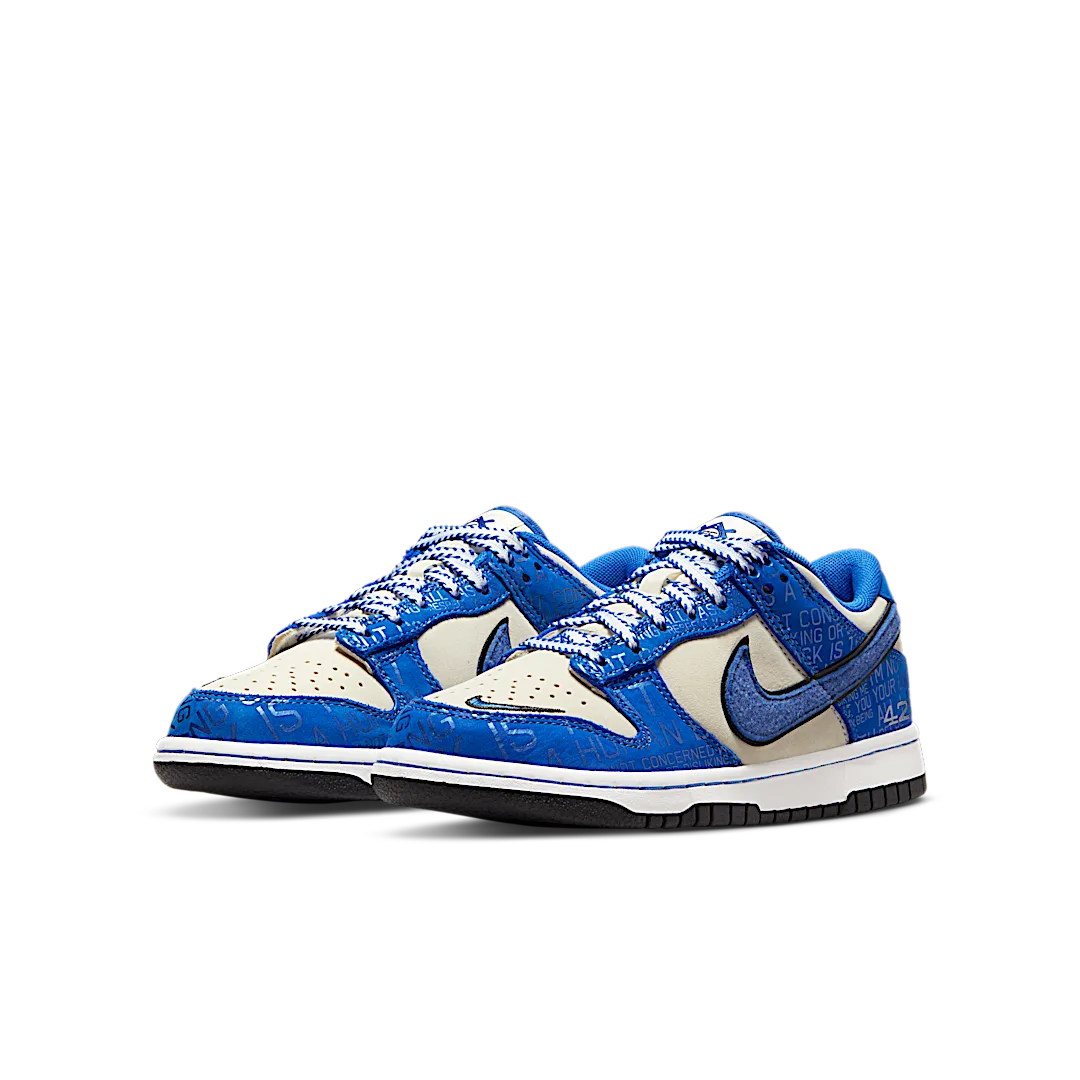 Nike Dunk Low Jackie Robinson, Racer Blue/Racer Blue Coconut (DV2203-400)