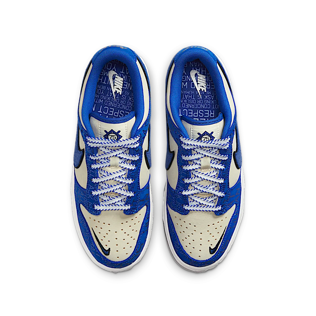 Nike Dunk Low Jackie Robinson, Racer Blue/Racer Blue Coconut (DV2203-400)