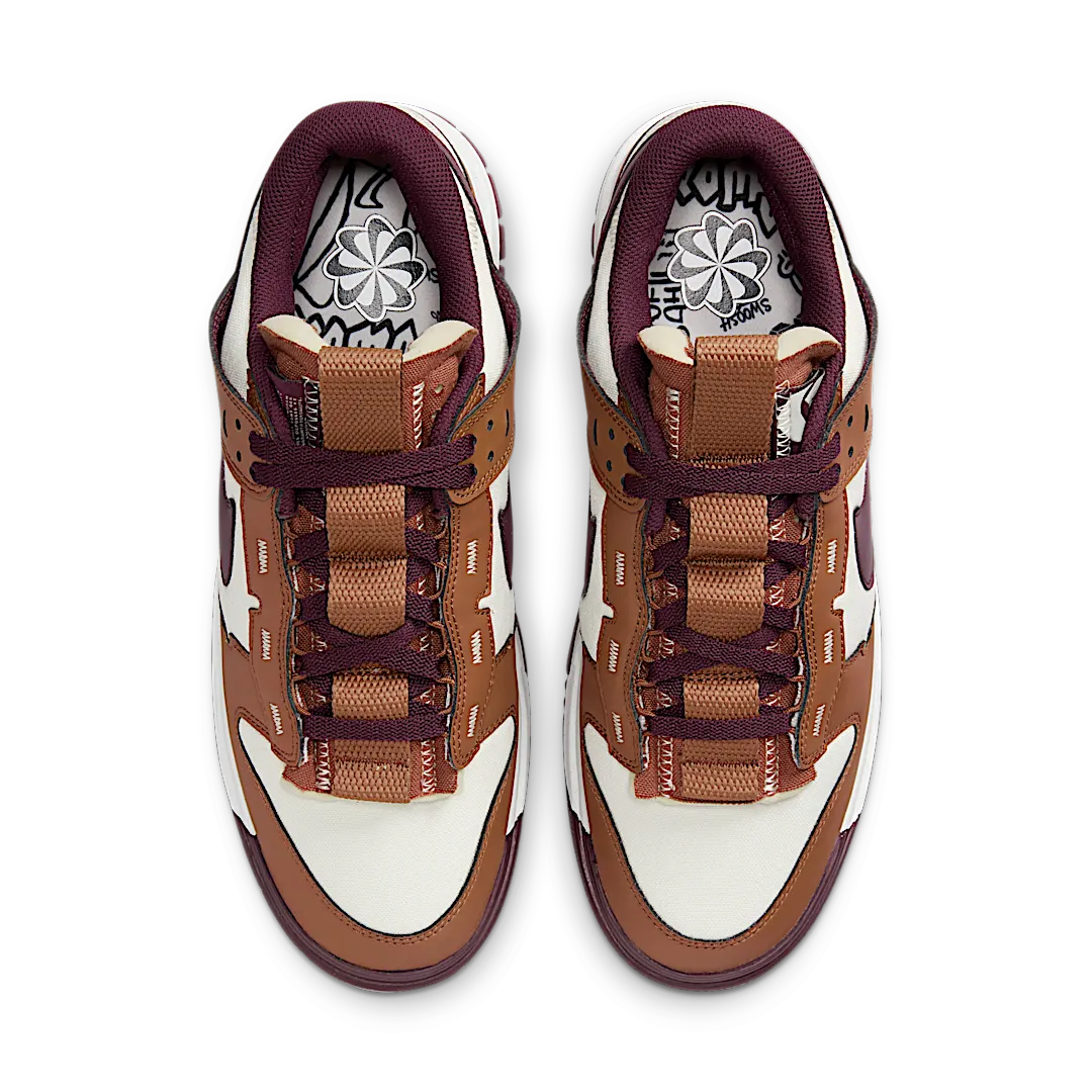 Nike Dunk Low Jumbo Light British Tan, Light British Tan/Burgundy Crush (FQ8248-200)