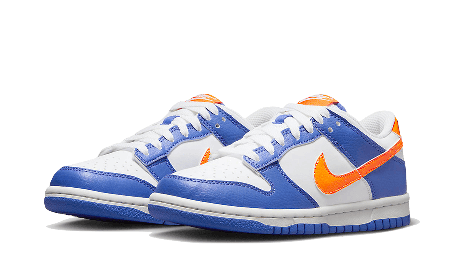 Nike Dunk Low Knicks, Blue Joy/Bright Mandarin/White/Black (FN7783-400)