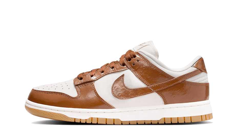 Nike Dunk Low LX Ale Brown Ostrich, Phantom/Ale Brown/Sail/Metallic Gold (FJ2260-001)