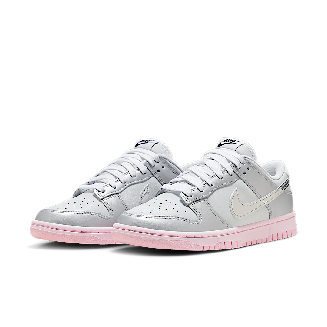 Nike Dunk Low LX Metallic Silver Pink Foam, Photon Dust/Metallic Silver-Pink Foam-Medium Soft Pink (HM3698-006)