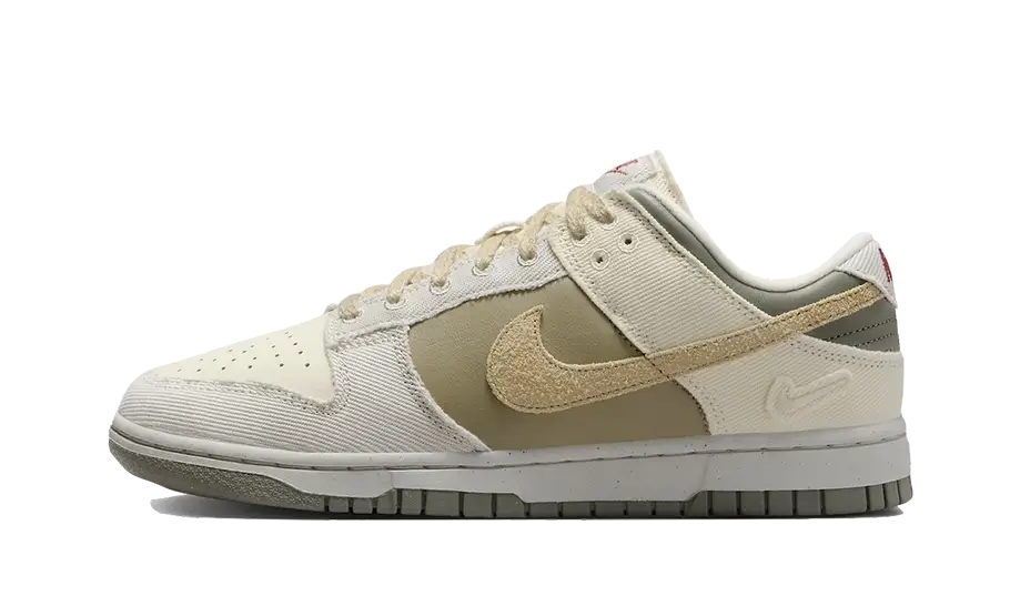 Nike Dunk Low Light Bone Dark Stucco, Coconut Milk/Sesame/Alabaster/Light Bone/Neutral Olive/Dark Stucco (FZ4341-100)