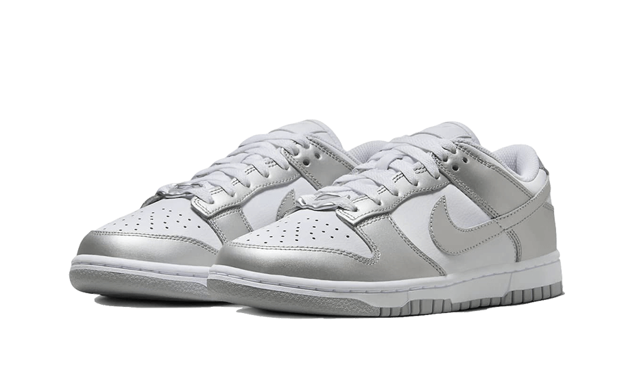 Nike Dunk Low Metallic Silver, White/Metallic Silver/Blue Joy (FV1311-100)