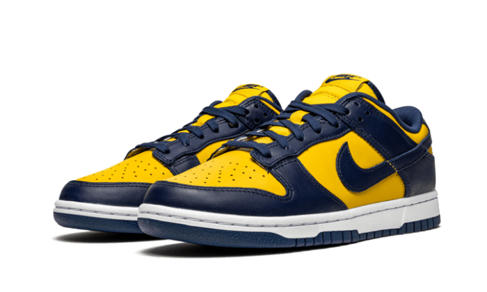 Nike Dunk Low Michigan (2021), Varsity Maize/Midnight Navy-White (DD1391-700 / CW1590-700)