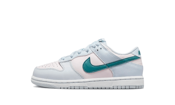 Nike Dunk Low Mineral Teal (PS), Football Grey/Pearl Pink/Mineral Teal (FD1228-002)