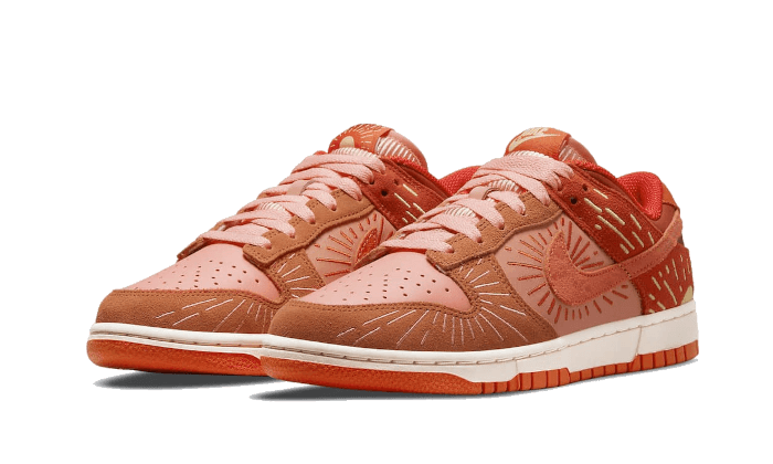 Nike Dunk Low NH Winter Solstice, Team Orange/Orange-Crimson Bliss (DO6723-800)