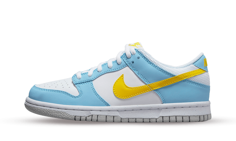 Nike Dunk Low Next Nature Homer Simpson, Blue Chill/Yellow/Strike-White (DX3382-400)