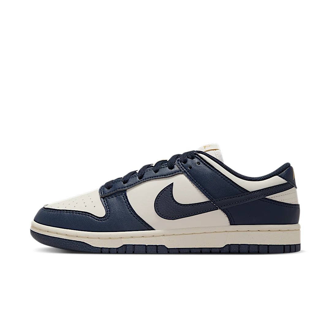 Nike Dunk Low Next Nature Olympic, Phantom/Obsidian/Pale Ivory/Metallic Gold (FZ6770-001)