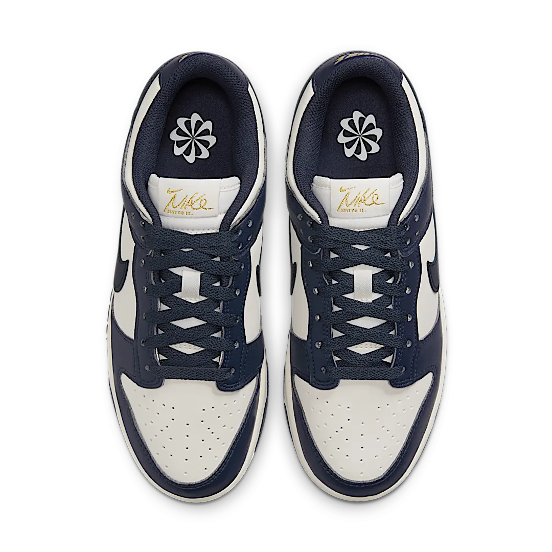 Nike Dunk Low Next Nature Olympic, Phantom/Obsidian/Pale Ivory/Metallic Gold (FZ6770-001)