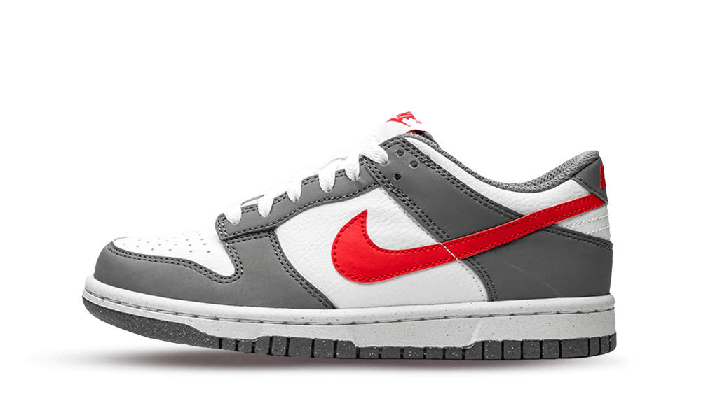 Nike Dunk Low Next Nature Smoke Grey Light Crimson, Smoke Grey/Light Crimson/White (FB8038-001)