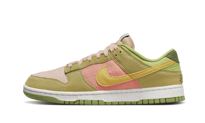 Nike Dunk Low Next Nature Sun Club Arctic Orange, Arctic Orange/Sanded Gold-Vivid Green (DM0583-800)