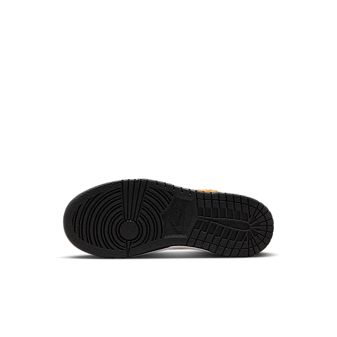 Nike Dunk Low Next Nature Tiger Stripes (PS), Camquat/White/Black/Camquat (DZ5633-800)