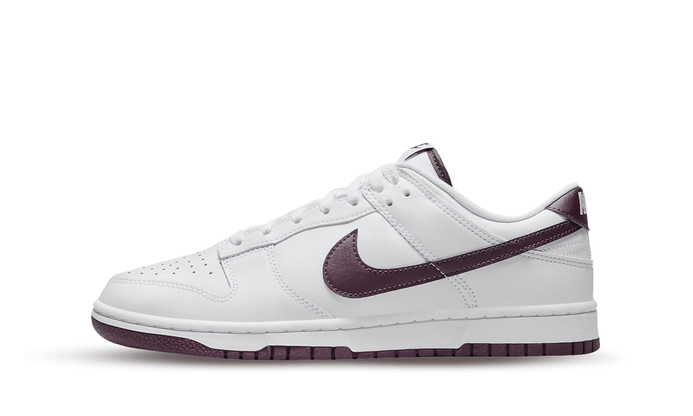 Nike Dunk Low Retro White Night Maroon, White/White/Night Maroon (DV0831-102)