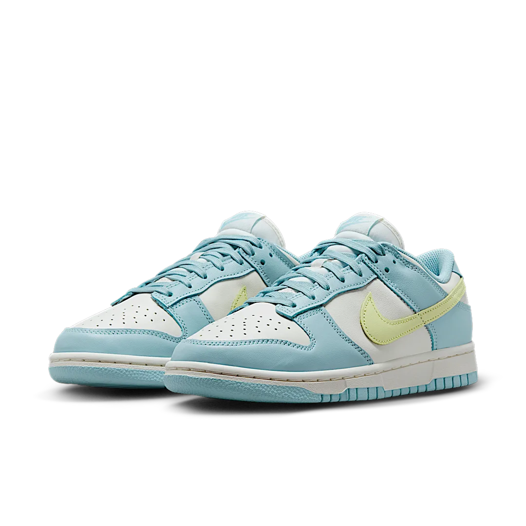 Nike Dunk Low Ocean Bliss Citron Tint, Sail/Ocean Bliss/Light Silver/Citron Tint (DD1503-123)