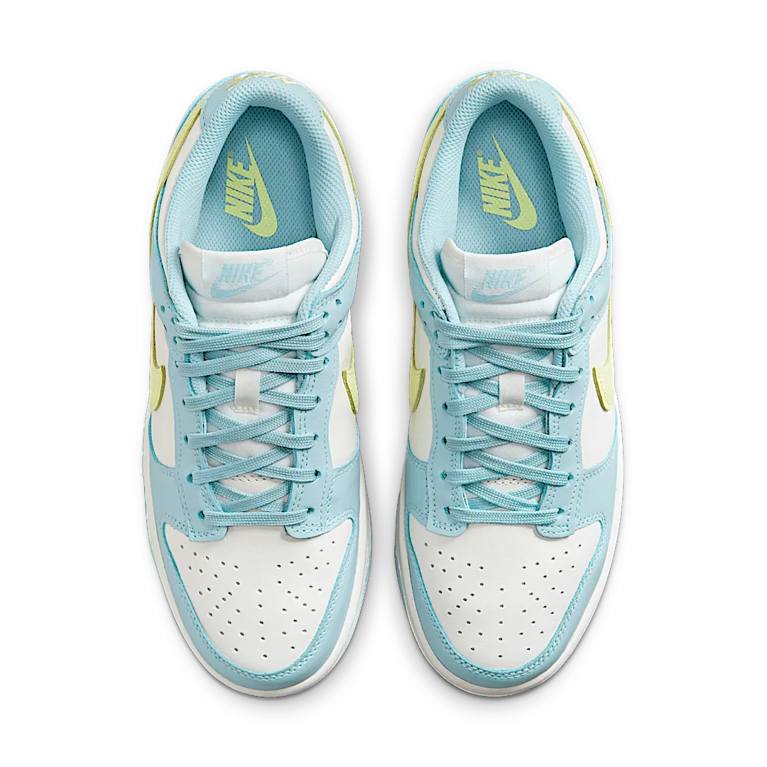 Nike Dunk Low Ocean Bliss Citron Tint, Sail/Ocean Bliss/Light Silver/Citron Tint (DD1503-123)