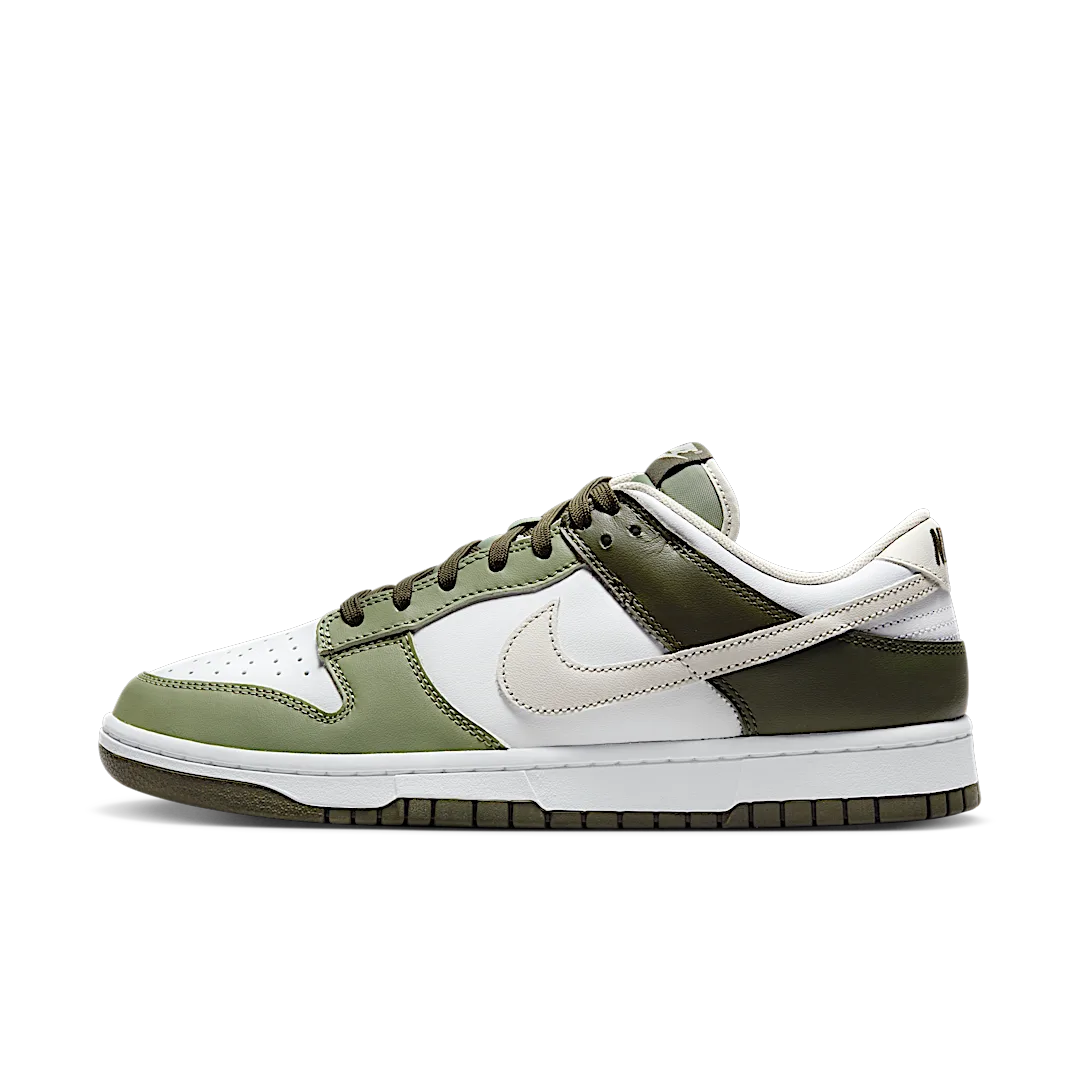 Nike Dunk Low Oil Green Cargo Khaki, White/Light Bone-Oil Green-Cargo Khaki (FN6882-100)