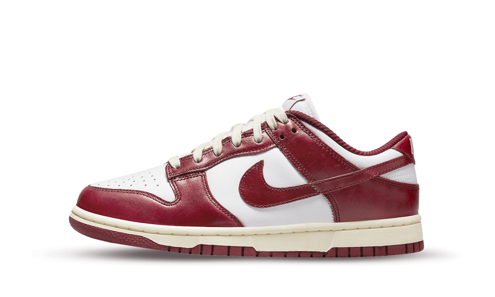 Nike Dunk Low PRM Vintage Team Red, White/Team Red-Coconut Milk (FJ4555-100)