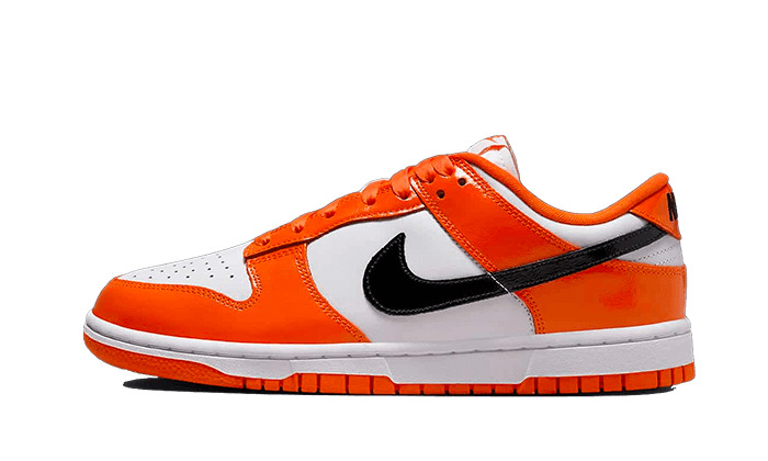 Nike Dunk Low Patent Halloween (2022), Orange/White/Black (DJ9955-800)